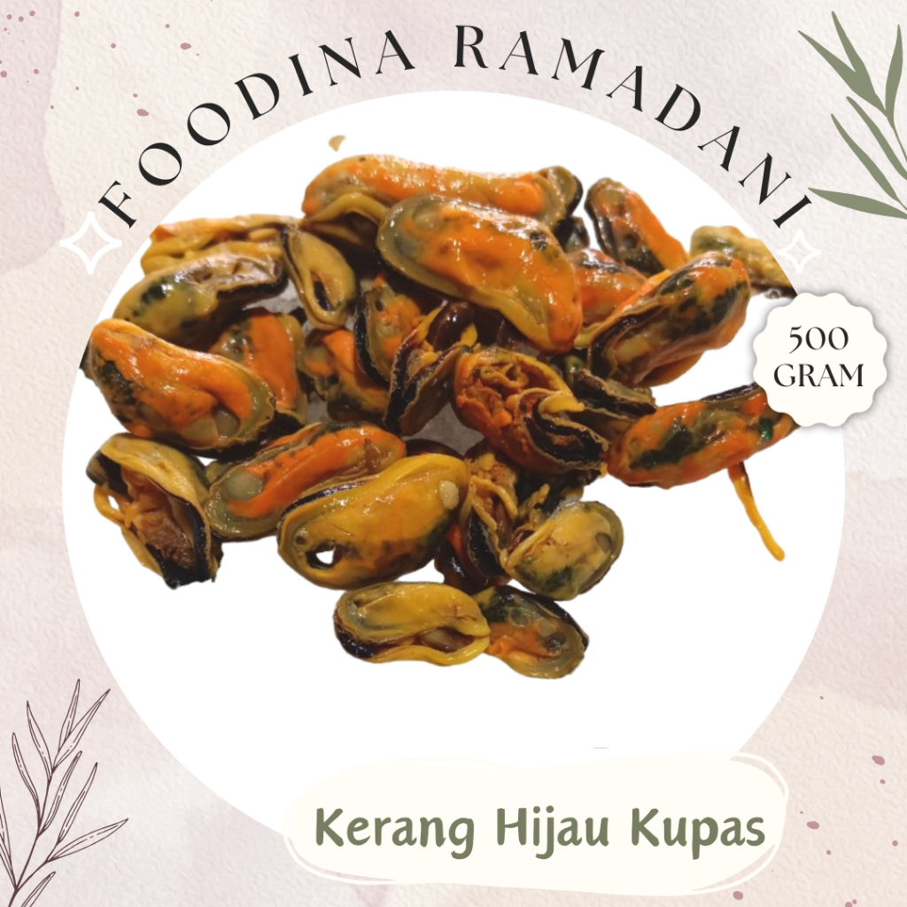 

KERANG HIJAU Kupas - Scallop Fresh [ Berat 500gr ] Harga Per 0,5 Kg