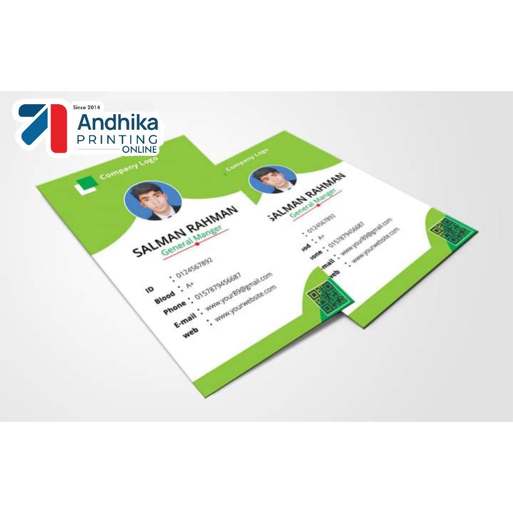 ID CARD PVC Komunitas Sekolah ID pengenal PVC tebal