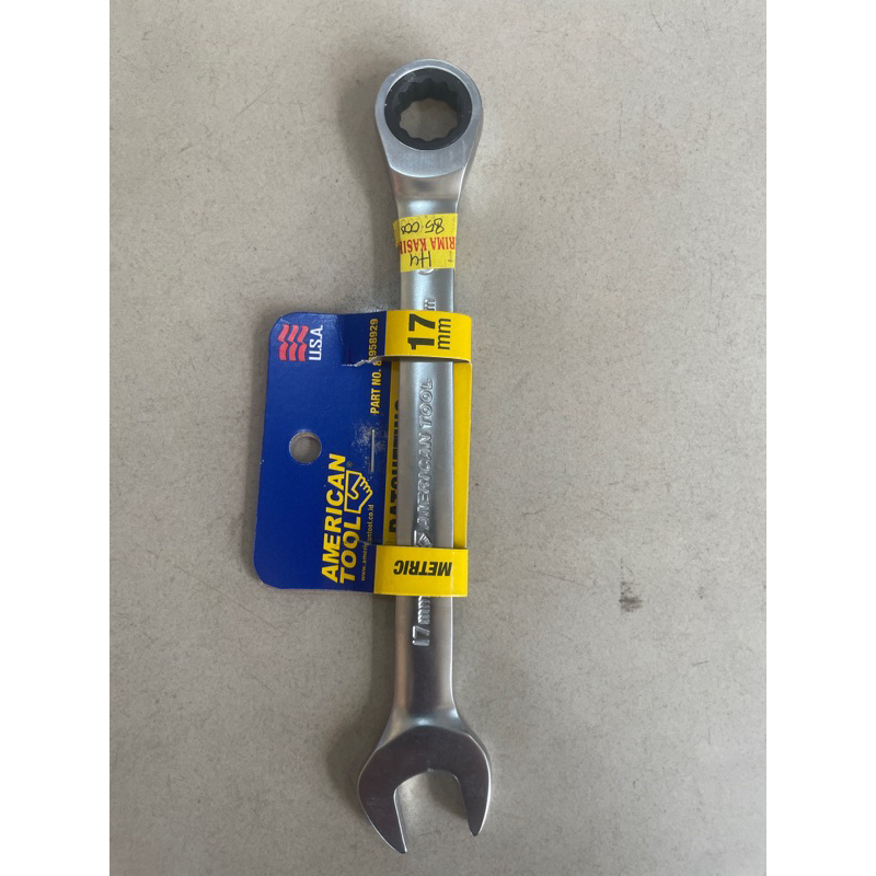 kunci ring pas  rachet american tools 17mm / kunci ring pas  otomatis american tools / rachet combin