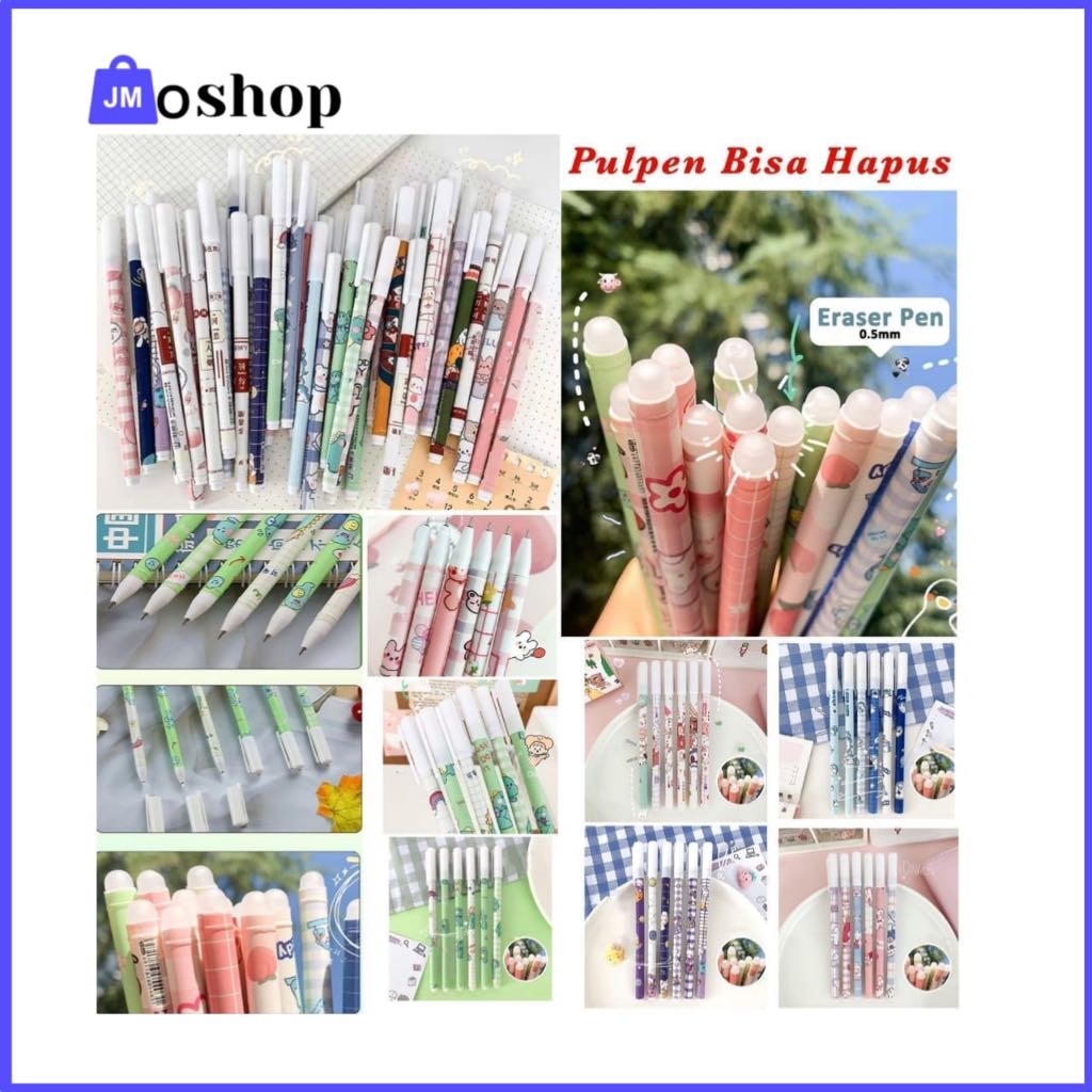 

Pulpen Bolpoin Bisa Hapus Gel Eraseable Pen Motif Karakter Lucu