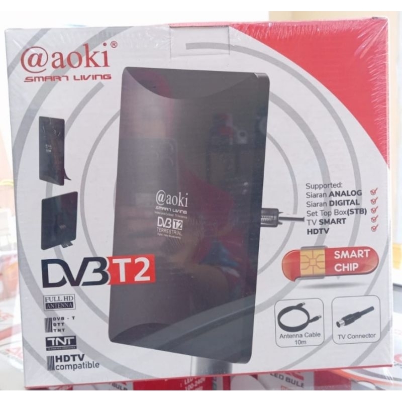 Antena digital aoki antena indoor dan outdoor