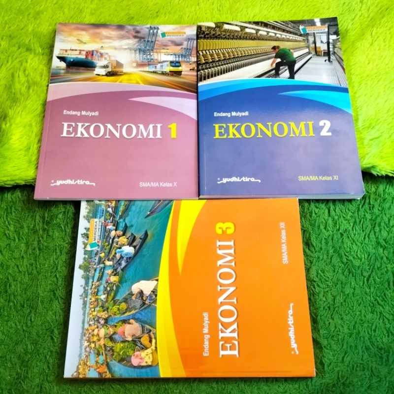ORIGINAL BUKU EKONOMI KELAS 10 11 12 SMA/MA KURIKULUM MERDEKA YUDISTIRA