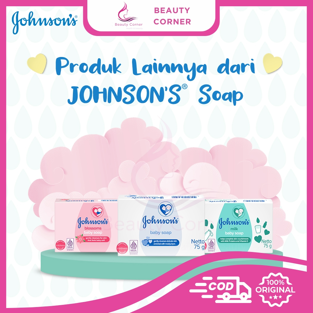 Johnson's Baby Soap - Sabun Batang Bayi 75gr