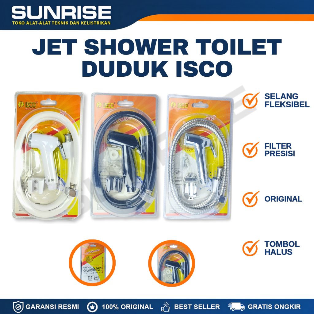 JET SHOWER TOILET KUNINGAN BIDET CLOSET ISCO