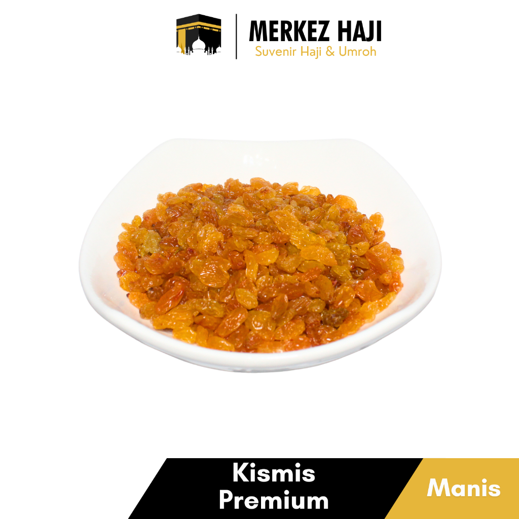 

Kismis Arab Mutiara Manis 250 Gram | Golden Raisins Premium Organik Simin Jumbo Oleh Oleh Haji Umroh