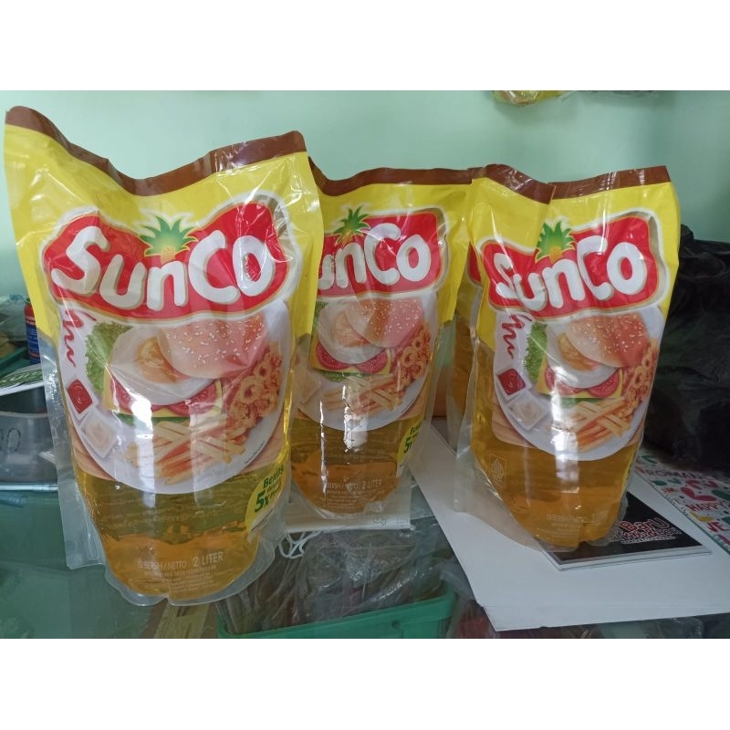 

minyak sunco 2 liter kemasan refill