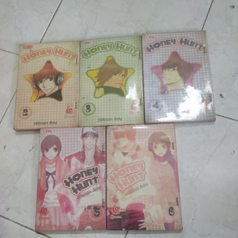 komik honey hunt vol 2-6 set tamat aihara miki genre dewasa