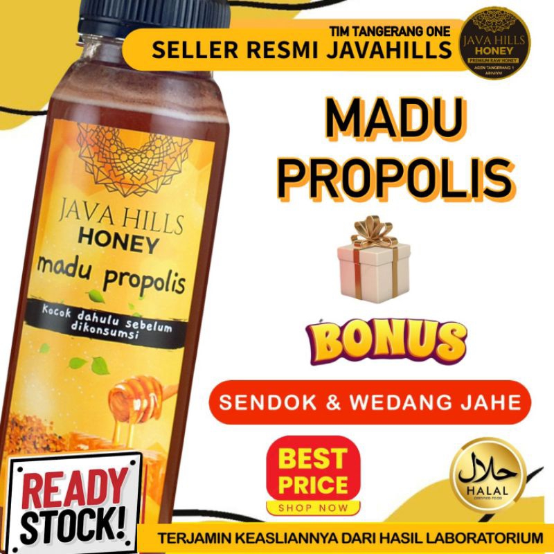 MADU JAVA HILLS HONEY madu propolis java hills honey ukuran 320 gram / madu herbal