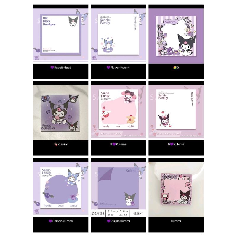 

memopad sanrio baca deks‼️