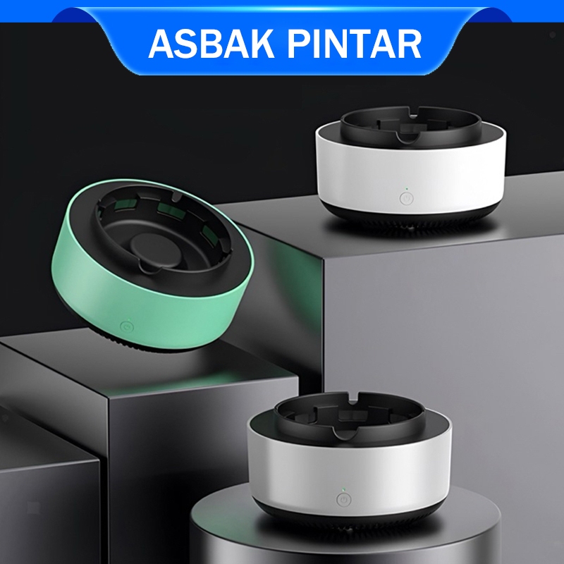 Asbak Rokok Penghisap Asap Pembersih Udara Air Purifier Filter 3v