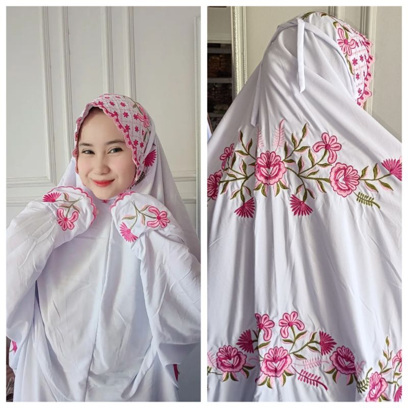MUKENA TERUSAN SIZE DEWASA BAHAN KATUN SUEPR ADEM