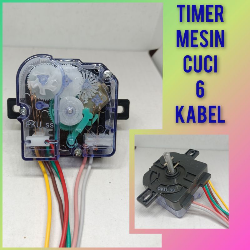 TIMER UNIVERSAL MESIN CUCI 6 KABEL MULTI / TIMER PENCUCI