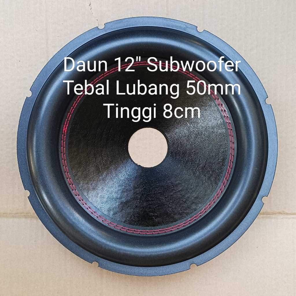 Daun speaker kertas speaker 12inc SUBWOOFER Lubang 50mm