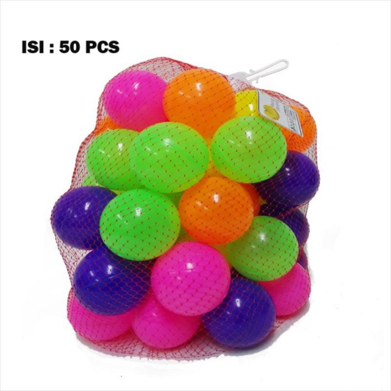 Mainan Anak Bola Mandi Cerah Isi 50 SH50