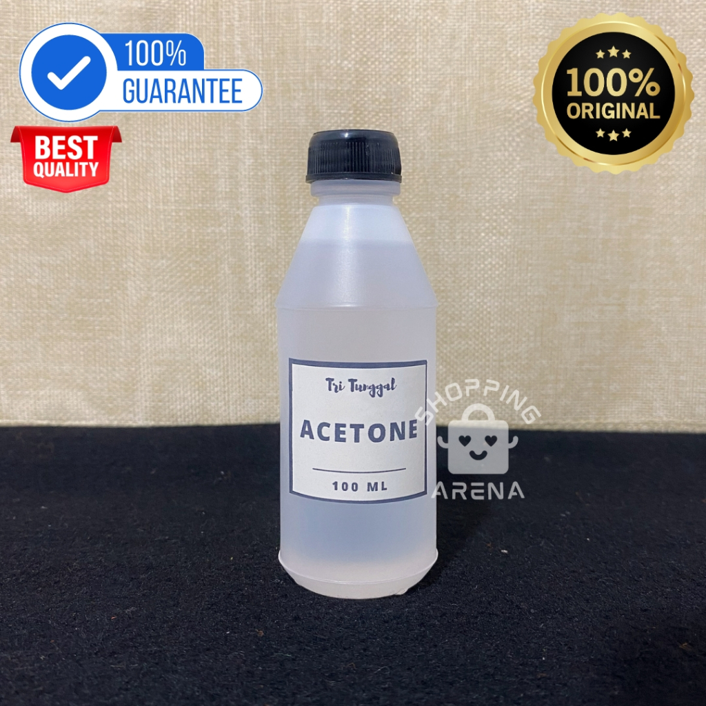 Acetone 100ml Cairan ASETON Ampuh Menghilangkan Kutek Penghilang Cat Kuku Pelunak Resin Membersihkan