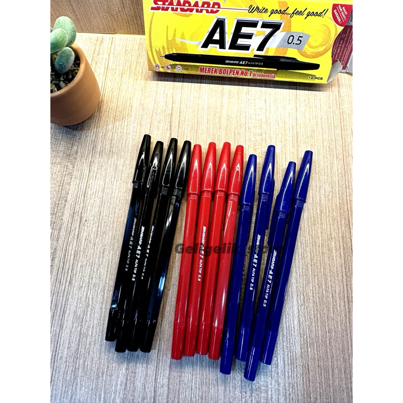 

(1 LUSIN MIX) PULPEN STANDARD AE7