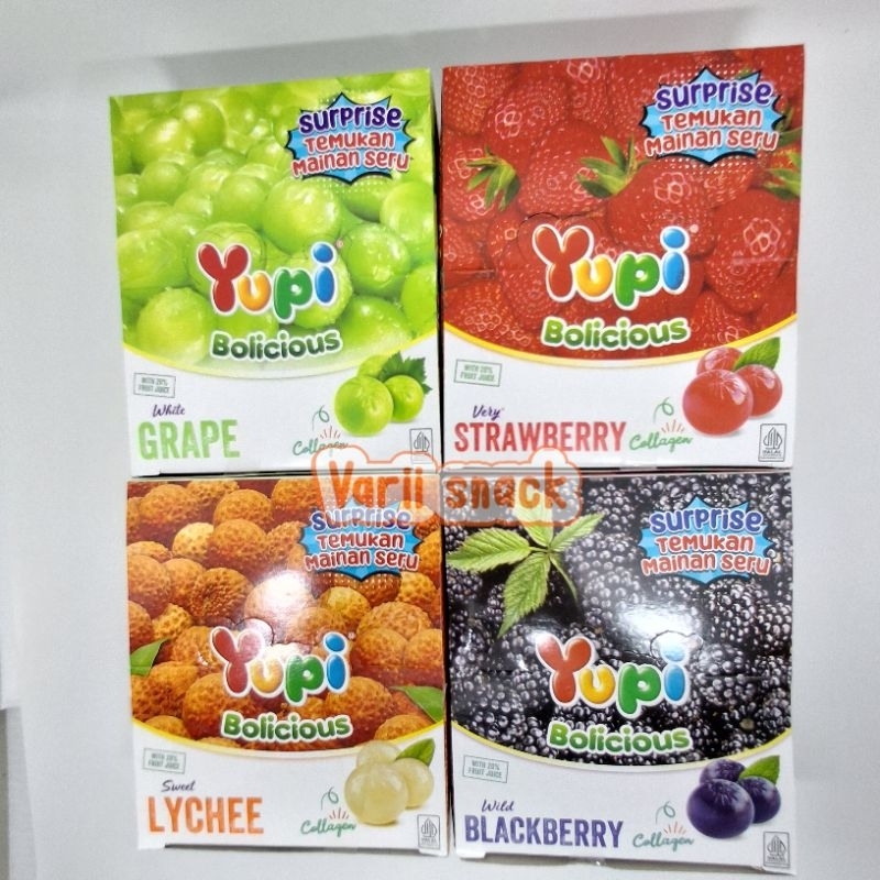 

Permen Gummy Yupi Bolicius Aneka Rasa 1 Box 24 pcs