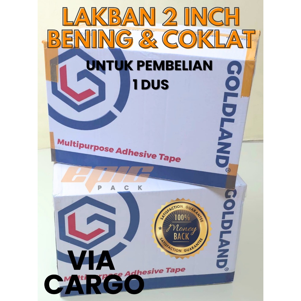 

CARGO LAKBAN GOLDLAND GARANSI UKURAN FULL 100% / LAKBAN BENING COKLAT 2 INCH / LAKBAN 500YARD / LAKBAN 300YARD / LAKBAN 200YARD / LAKBAN 100YARD / LAKBAN 90YARD / LAKBAN 72YARD / LAKBAN 50METER
