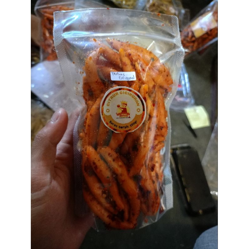 

Citruk Cikuran snack ringan pedas gurih rasa balado