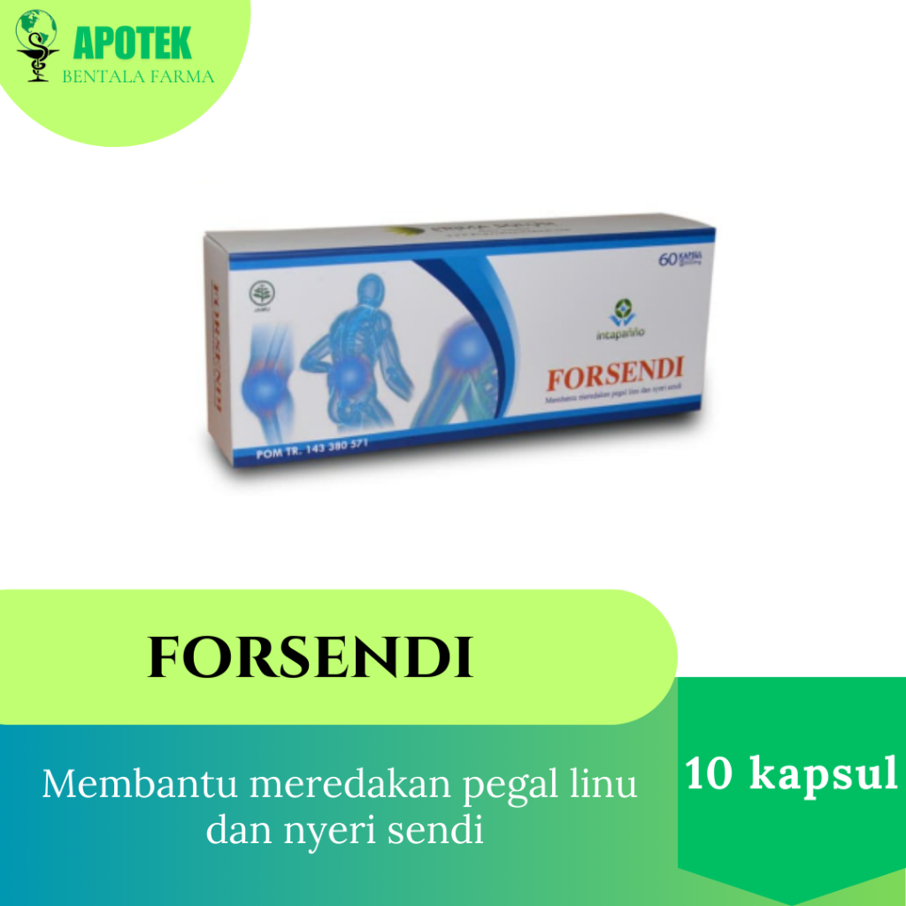 FORSENDI Multivitamin Nyeri Sendi Isi 10 Kapsul