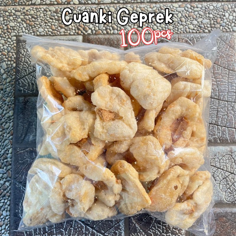 

Cuanki Kering Geprek Kemasan 100Pcs