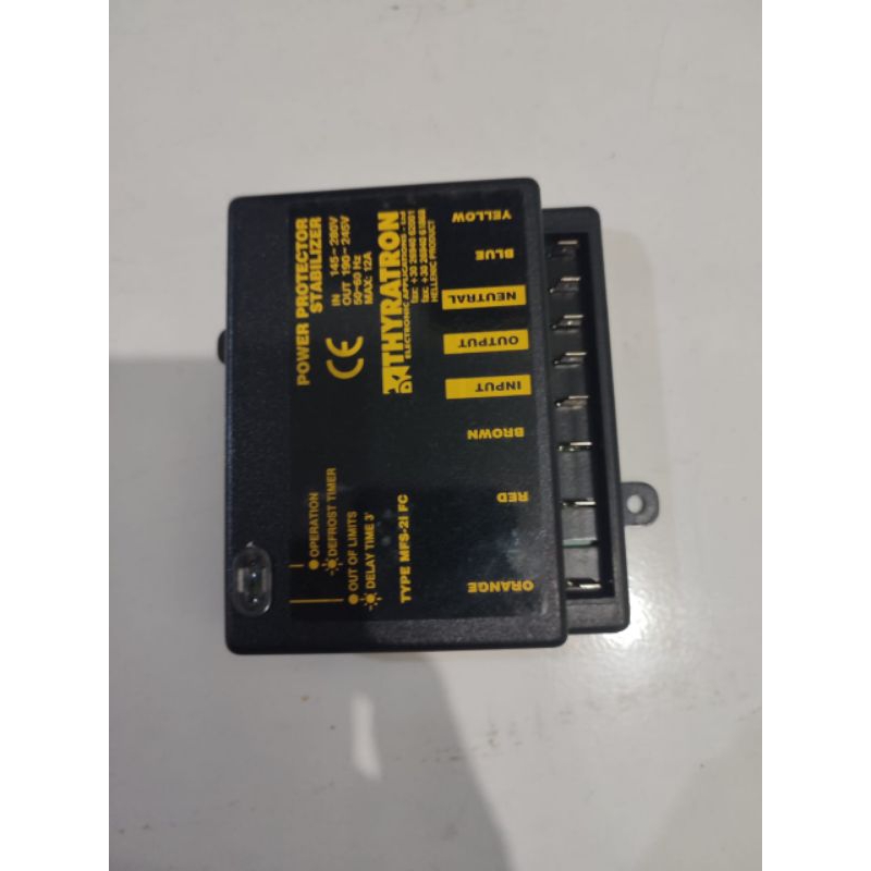 POWER PROTEKTOR STABILIZER VOLTAGE KULKAS FREEZER SHOWCASE AQUA SANYO
