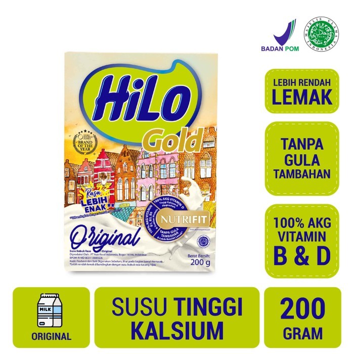 

HILO GOLD SUSU TINGGI KALSIUM UNTUK PERTUMBUHAN 200 GRAM KAYA NUTRISI