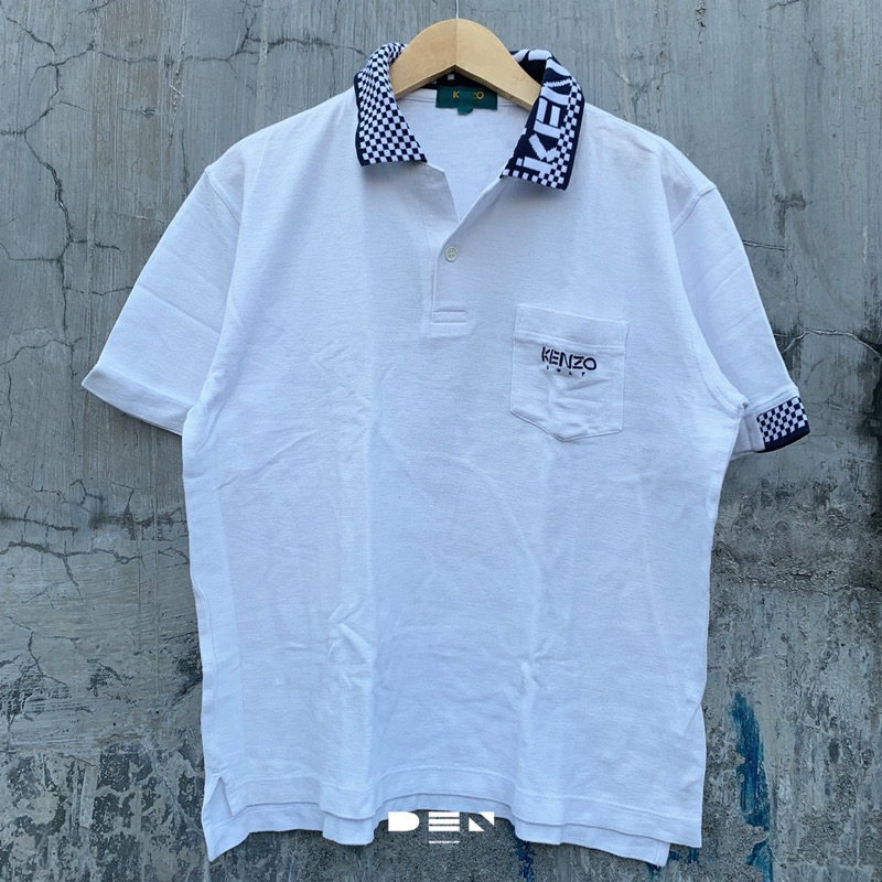 Kaos Polo KENZO Golf Vintage Second Original