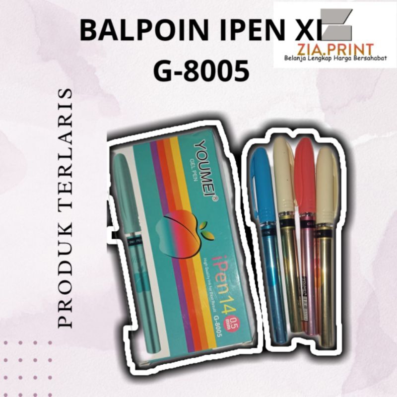 

Youmei Gel pen iPen14 100gram perpack 32.000 perbiji 3500