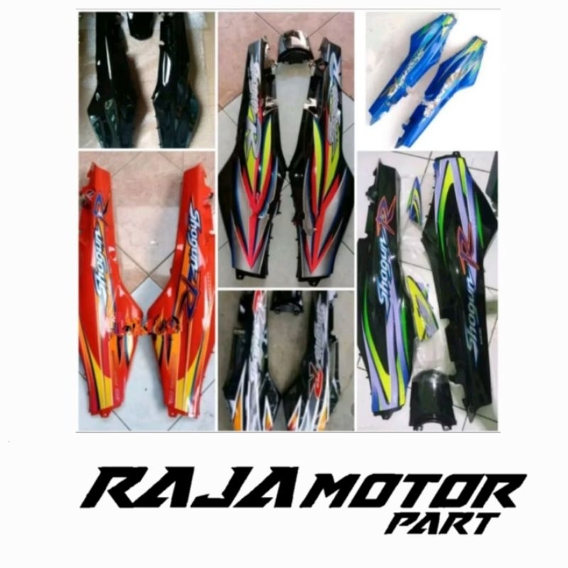 COVER BODI BELAKANG SUZUKI SHOGUN R NEW 110 BODI BELAKANG KANAN KIRI