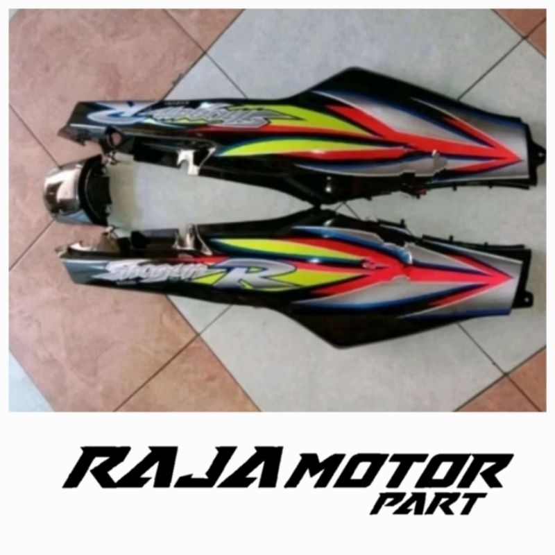 COVER BODI BELAKANG SUZUKI SHOGUN R 110 BODI KANAN KIRI