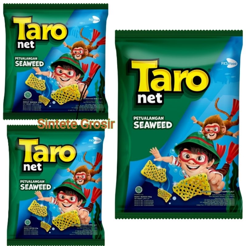 

Taro Net Snack Rasa Rumput Laut isi 32,62,115 gram