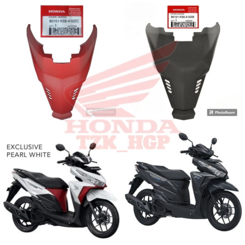 80151-K59-A10ZB 80151-K59-A10ZC Cover center tutup mesin bawah jok Vario 125 150 led old 2015 - 2017