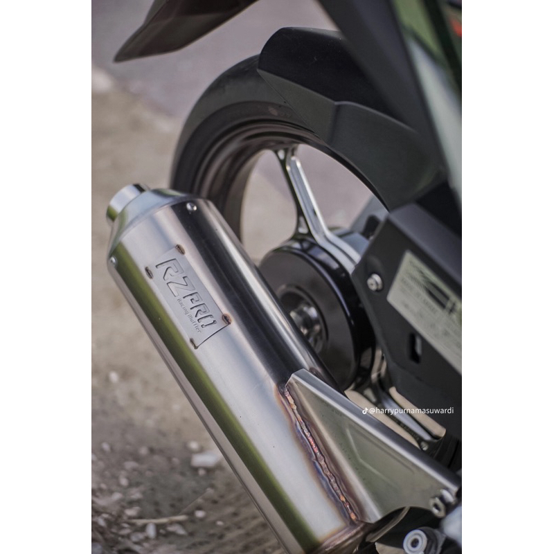 LIVE - KNALPOT KONDOMAN DAN COPY CMS SILINCER VARIO FULL STENLIS GENIO BEAT DELUXE SCOOPY NEW BY RZ 