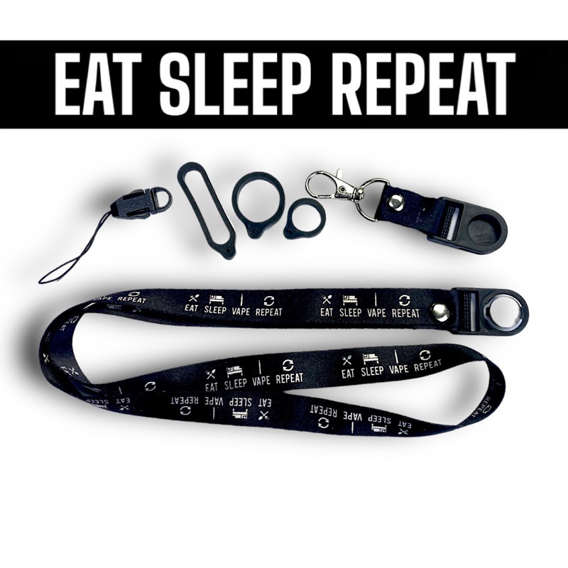 

EAT SLEEP REPEAT LANYARD GANTUNGAN HANDPHONE