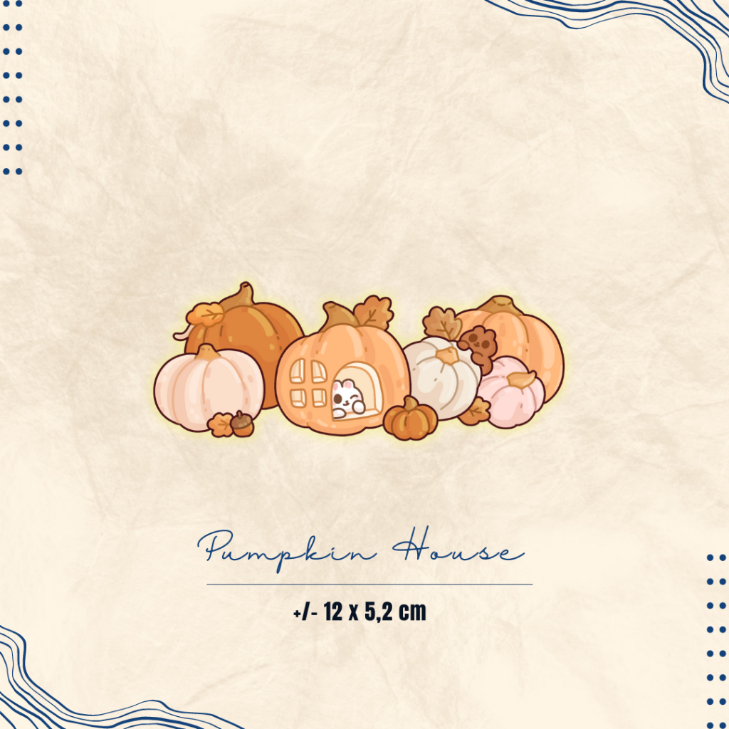 

Pumpkin House Sticker Aesthetic Pumpkin Autumn Collection