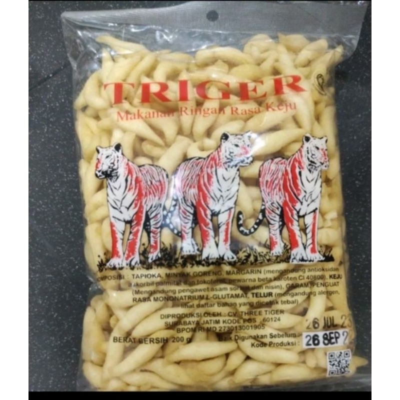

Snack bidaran triger 200 gr ORI