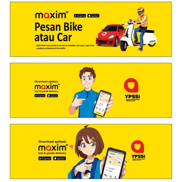 Stiker OneWay / Stiker One way Vision - OJEK ONLINE OJOL MAXIM GRABCAR GOCAR UNIVERSAL