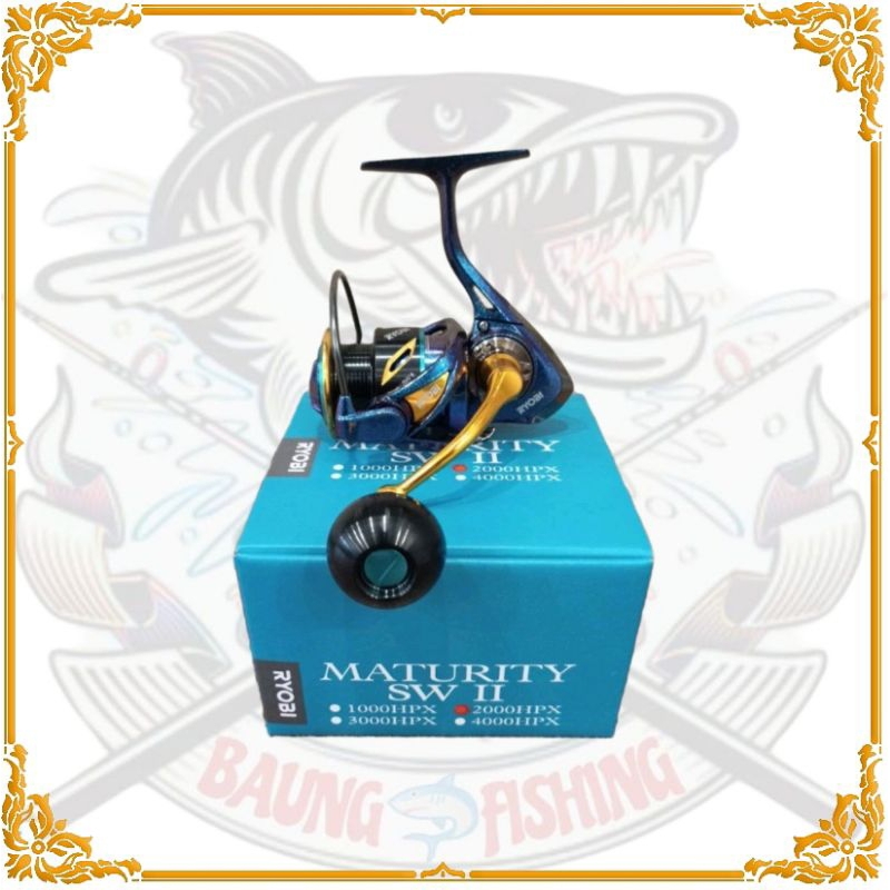 Reel pancing ryobi maturity sw ii 1000 2000 3000 4000 5000 6000