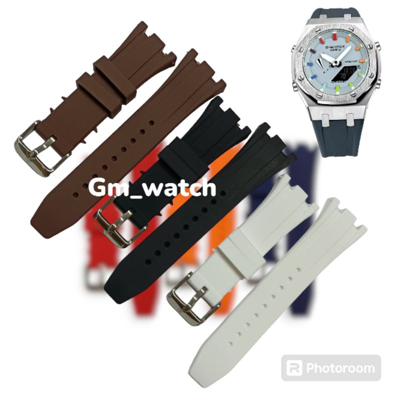 Strap Tali Jam Tangan G_shock GA-2100 Custom Tali Jam G-Shock GA2100 Custom Silikon