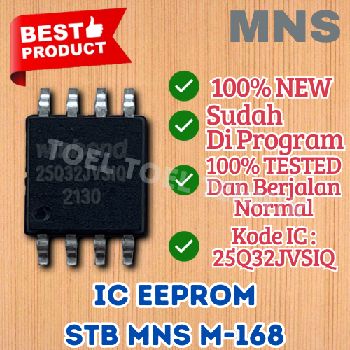 IC EPROM STB MNS M-168 / IC EEPROM SET TOP BOX TV DIGITAL MNS M168 / MNS M 168