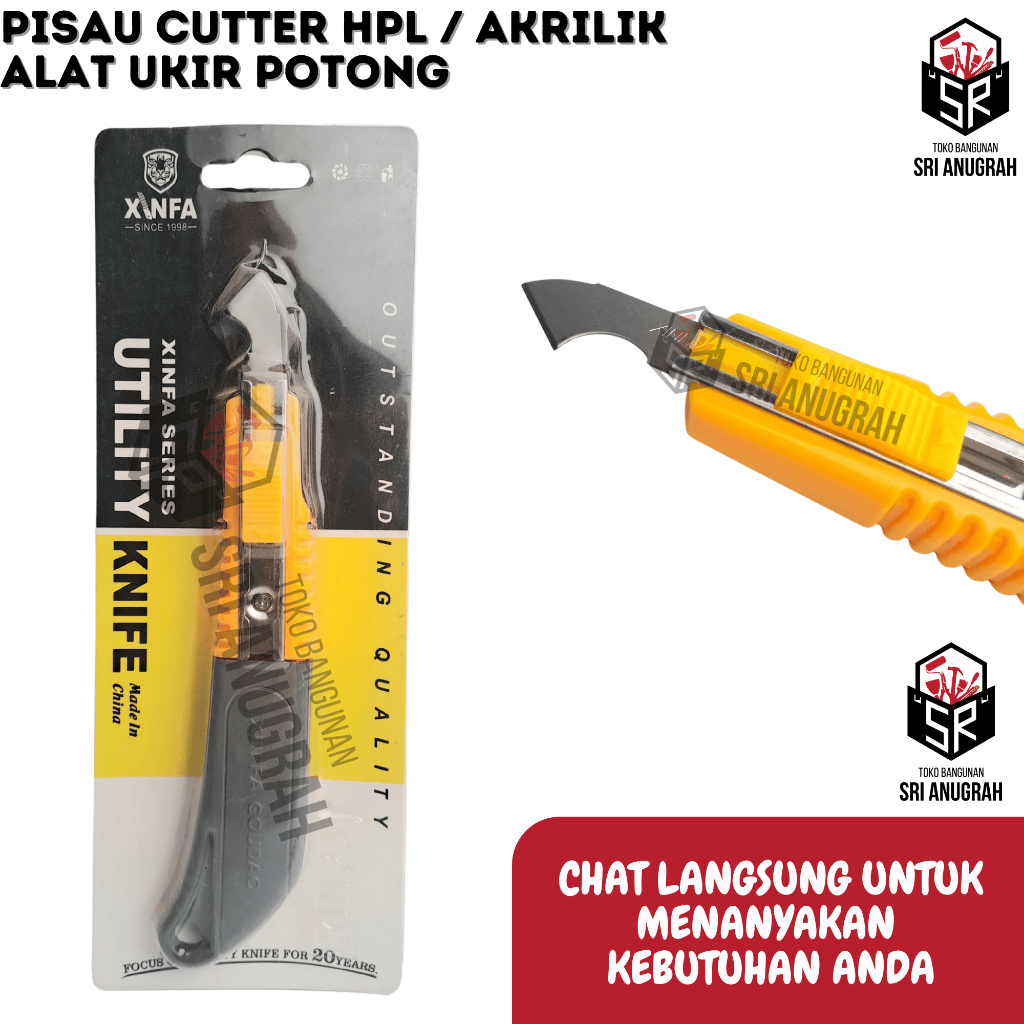 

Pisau Cutter Alat Ukir Pemotong Akrilik HPL Serbaguna