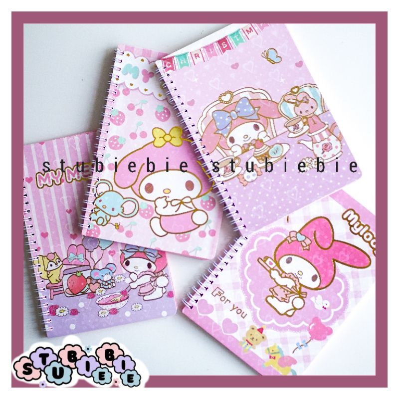 

Buku tulis my melody cover hologram tebal binder