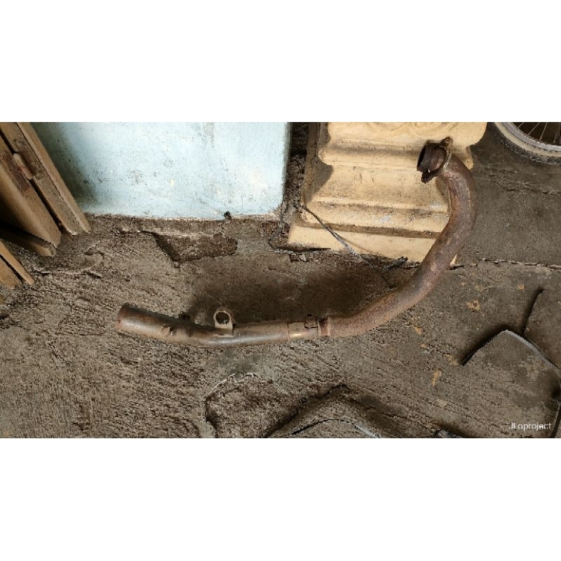 Leher knalpot scorpio original