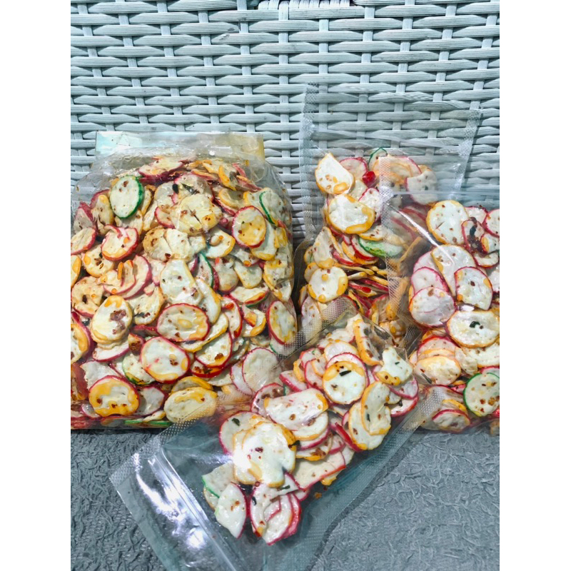 

Kerupuk Seblak bantet warna warni