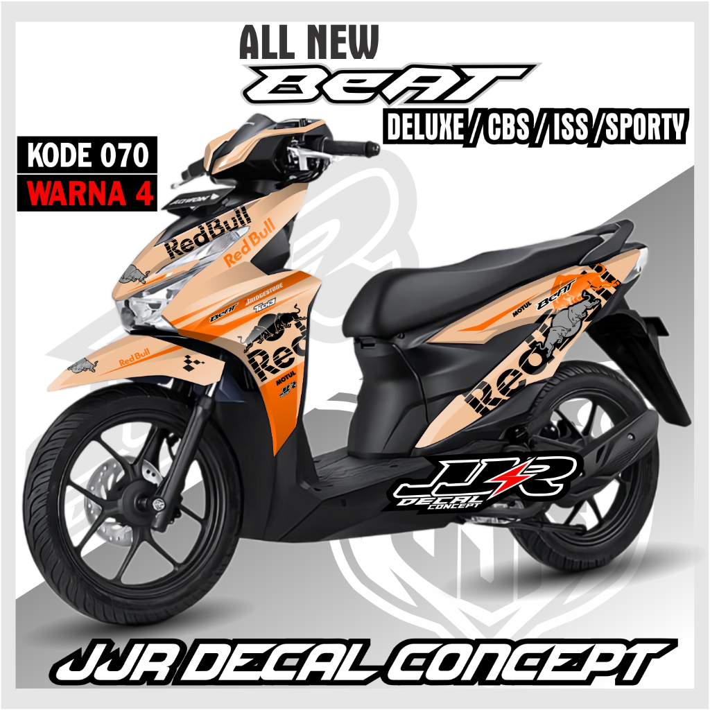 STICKER  FULL BODY NEW BEAT DELUXE 2024-2025 BEAT CBS SPORTY ISS KODE 070