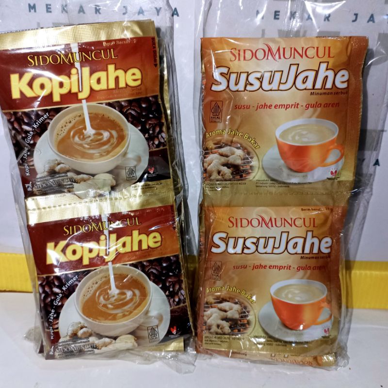 

(10 Bungkus) Kopi Jahe Sidomuncul/ Susu Jahe Sidomuncul