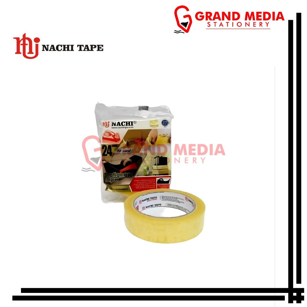 

[GRAND MEDIA] SELOTIP / ISOLASI NACHI 24MM x 72YARD