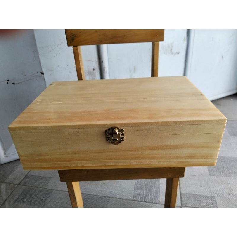 Kotak kayu 30 x 15 x 10cm box serbaguna
