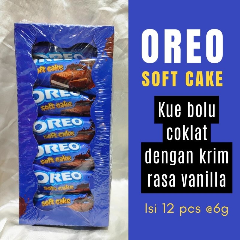 

Oreo Soft Cake isi 12 pcs/ oreo Bolu Coklat / oreo